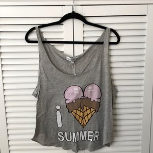 NWT✨ Wildfox  “I🍦Summer” Tank